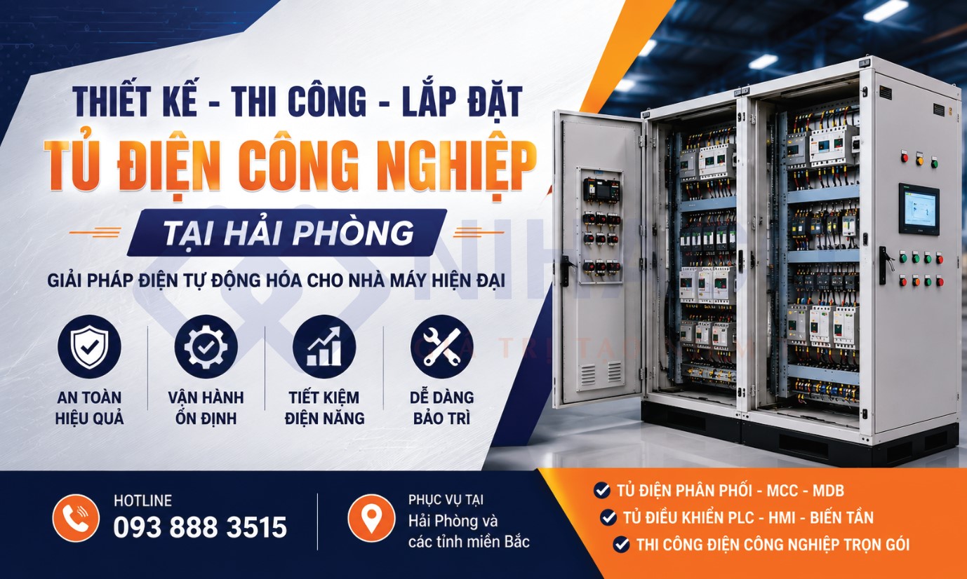 Thiết Kế Thi Công Lắp Đặt Tủ Điện Công Nghiệp Tại Hải Phòng