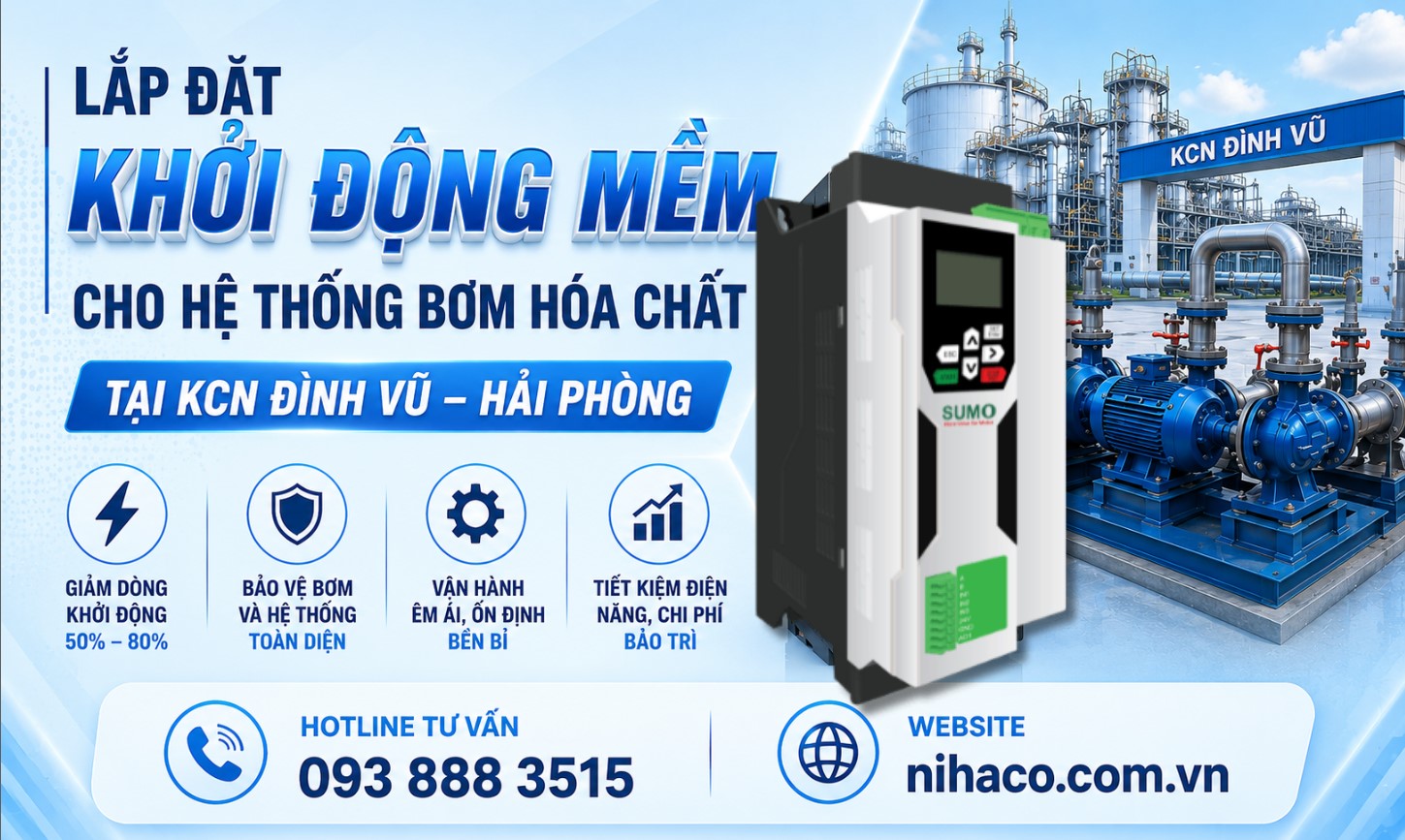 Lắp Đặt Khởi Động Mềm Cho Hệ Thống Bơm Hóa Chất Tại KCN Đình Vũ, Hải Phòng