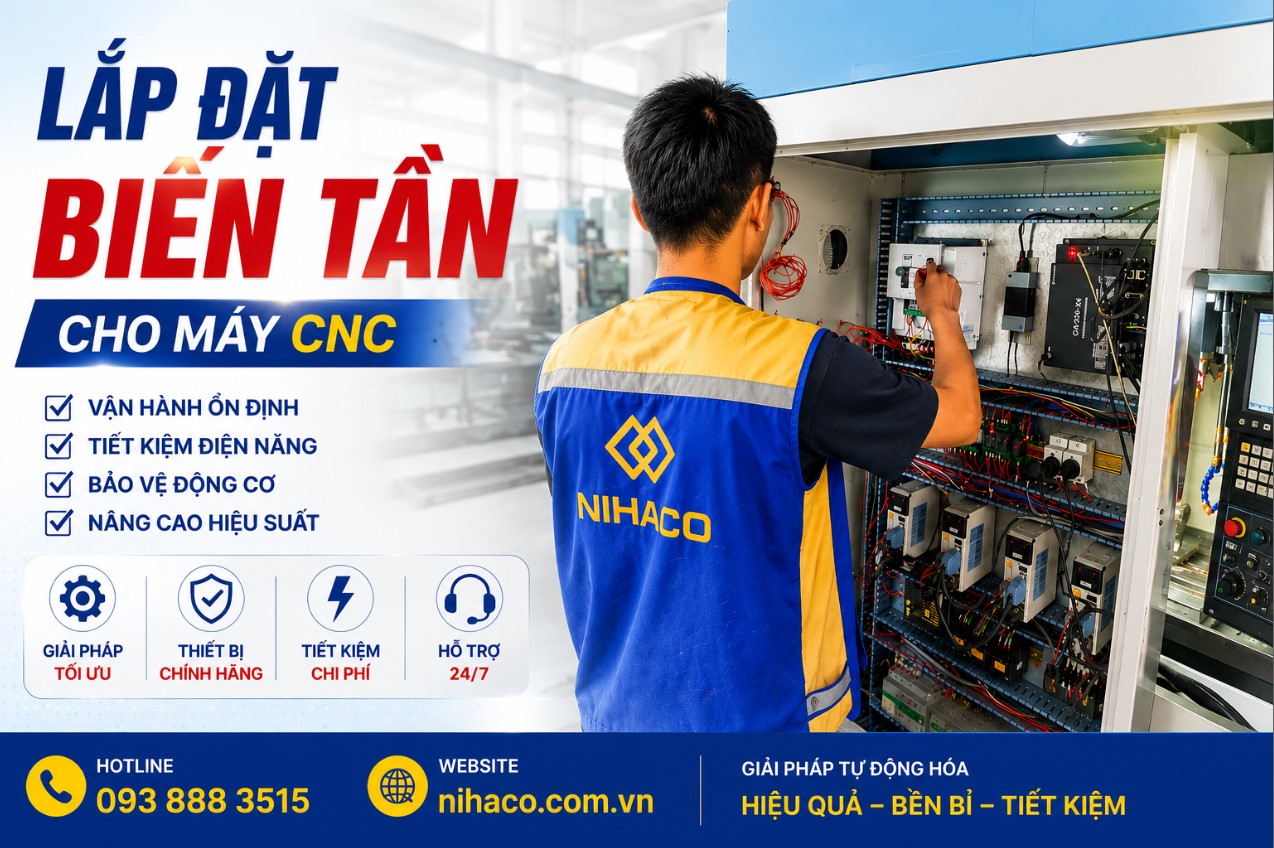 Dự Án Lắp Đặt Biến Tần Cho Máy CNC Tại Hải Phòng