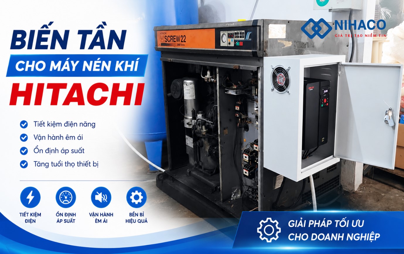 Dự án: Lắp Đặt Biến Tần Cho Máy Nén Khí Hitachi