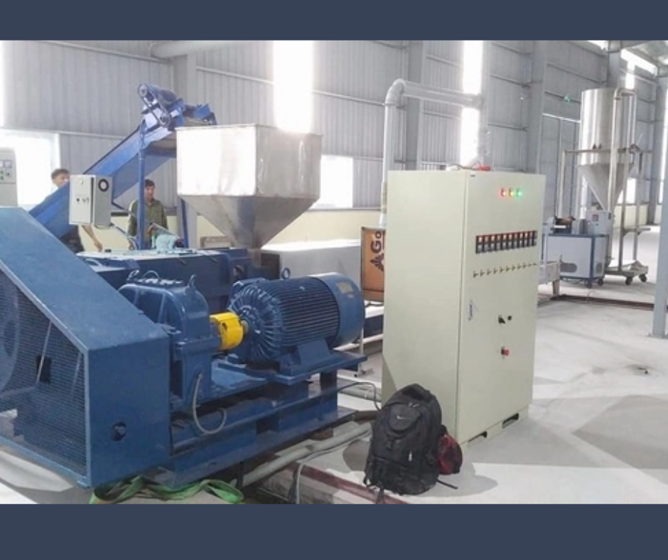 Lắp đặt tủ điều khiển máy tạo hạt nhựa pe, pp