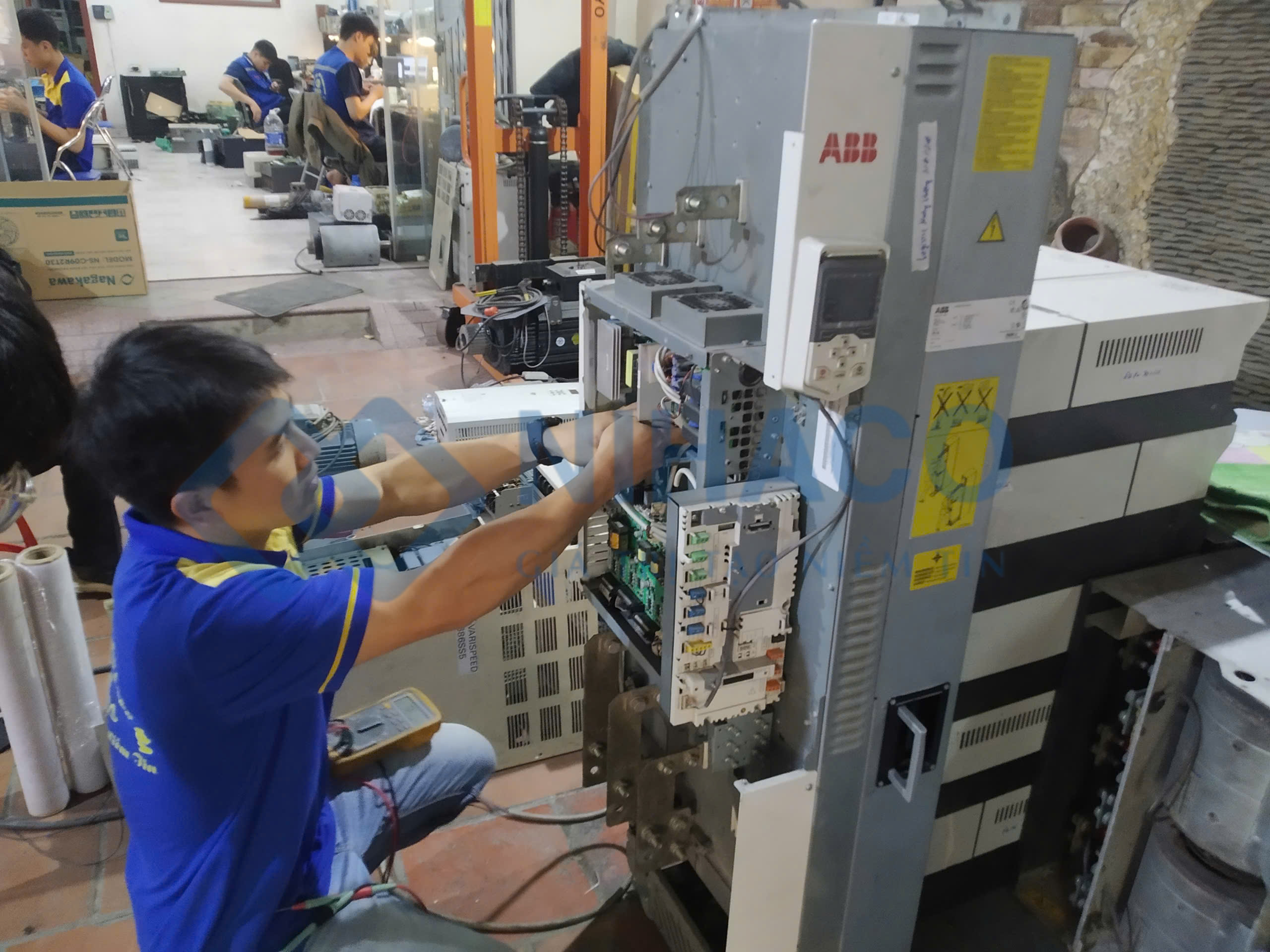 Phương án xử lý sửa biến tần ABB