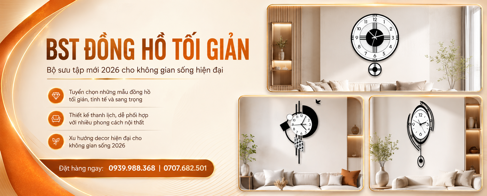 BST Đồng hồ tối giản