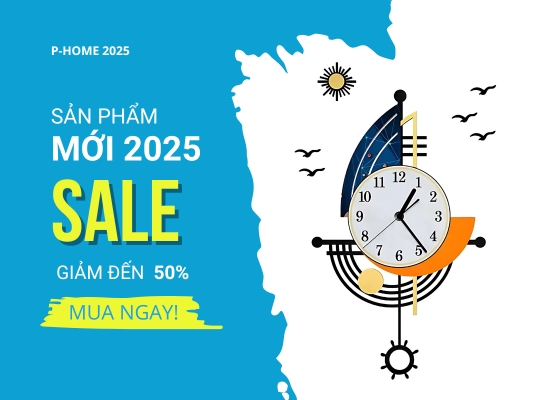 Đồng hồ treo tường đẹp 2025 