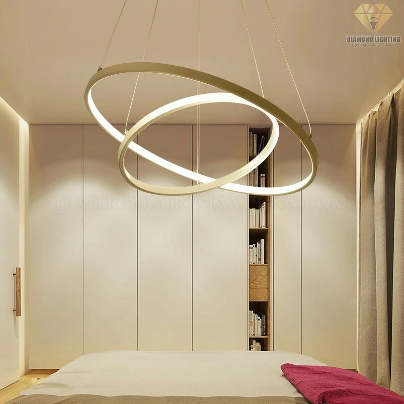 Đèn thả LED rất thích hợp để làm đèn thả đầu giường ngủ