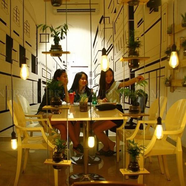 Lựa chọn đèn trang trí cho không gian quán cafe