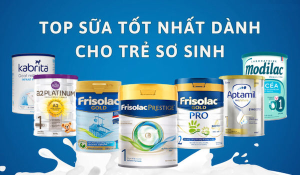 Những loại sữa bột tốt cho trẻ nhỏ