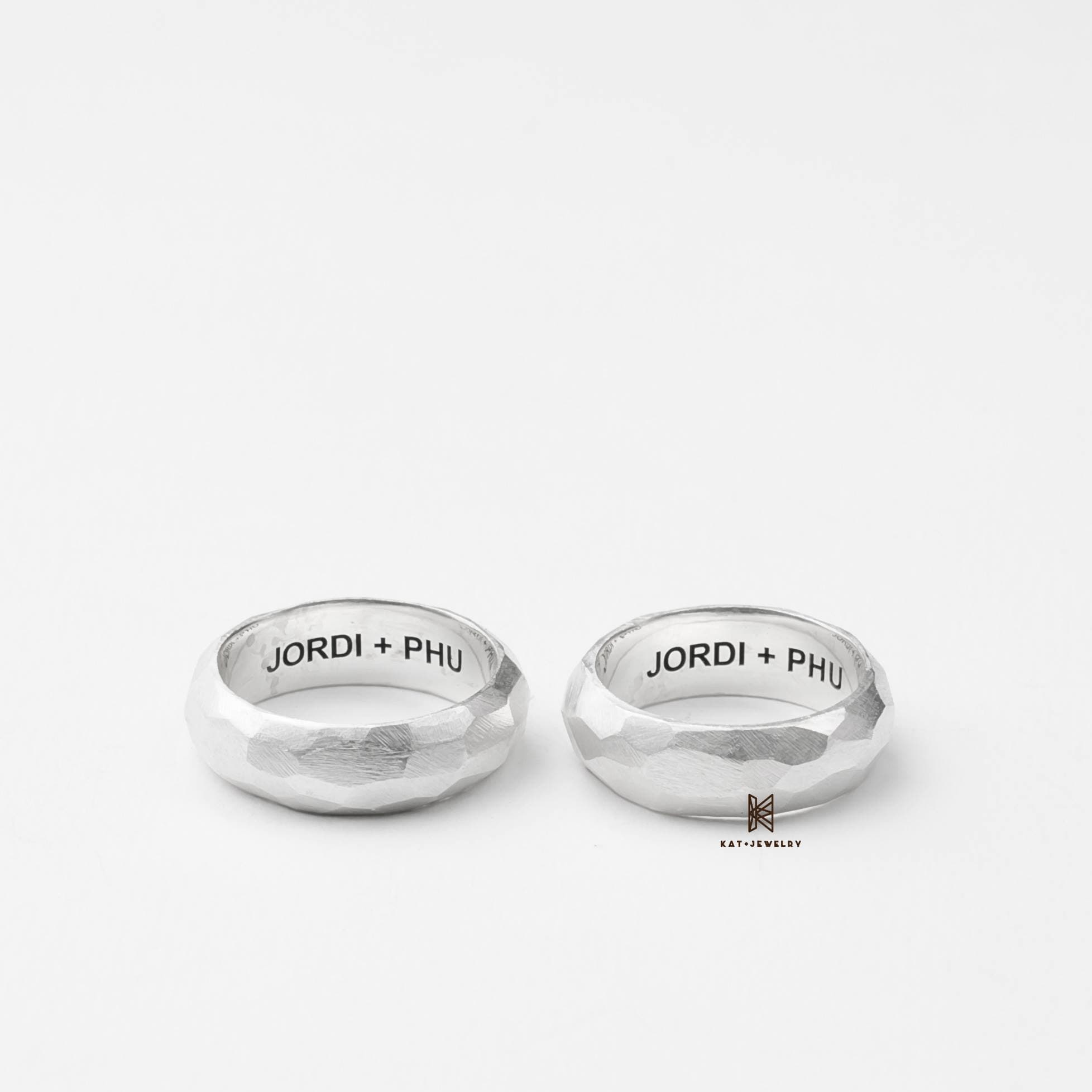Maths Couple Rings GEOMETRIC COUPLE RING