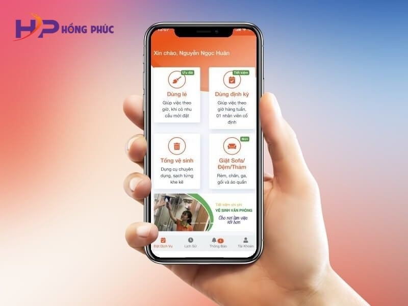 App giúp việc