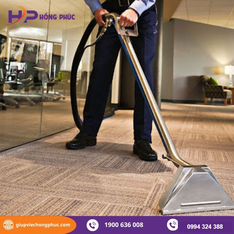 Dịch vụ giặt thảm văn phòng Hồng Phúc