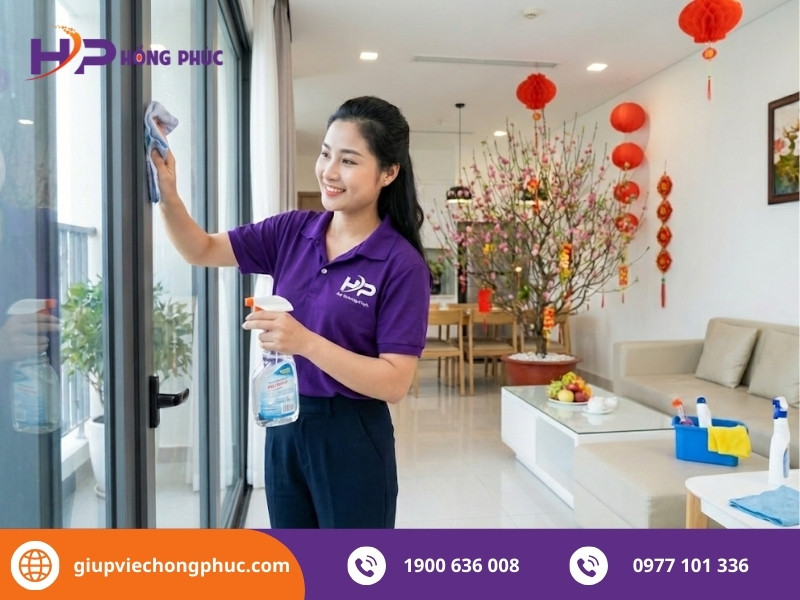 Dịch vụ giúp việc ngày Tết chuyên nghiệp tại Hồng Phúc