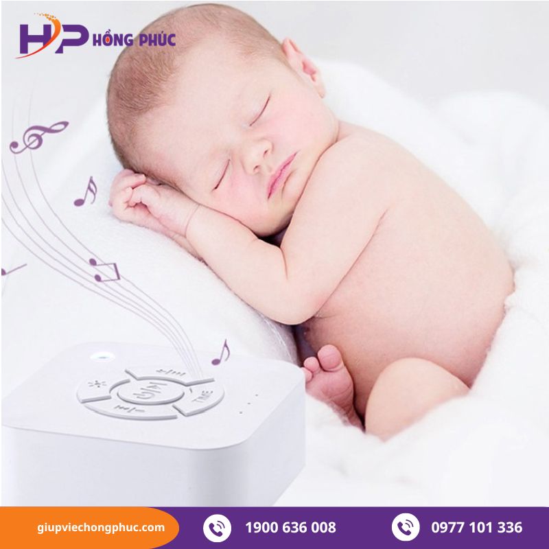 Dỗ trẻ sơ sinh khóc bằng cách sử dụng âm nhạc và tiếng ồn trắng