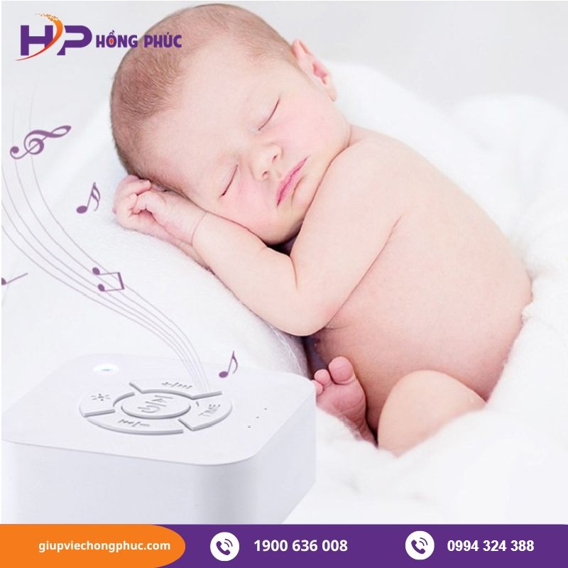 Dỗ trẻ sơ sinh khóc bằng cách sử dụng âm nhạc và tiếng ồn trắng