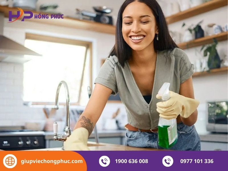 Dọn dẹp nhà bếp