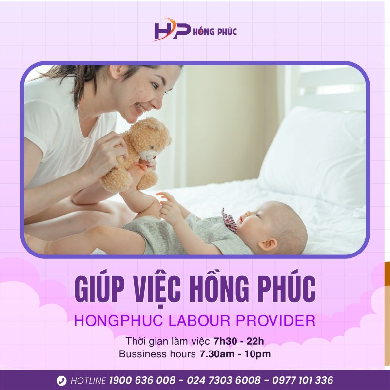 Giúp việc chăm em bé