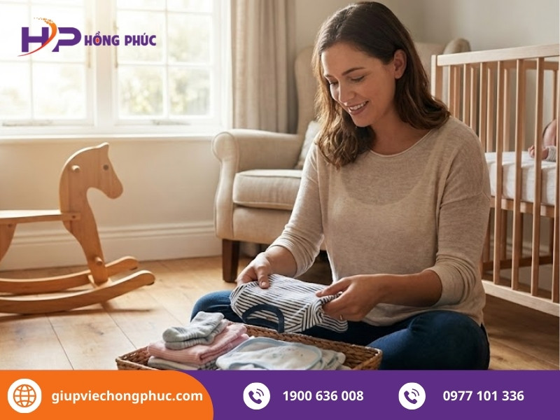 Mẹ có thể làm các việc nhẹ nhàng sau 4 tuần