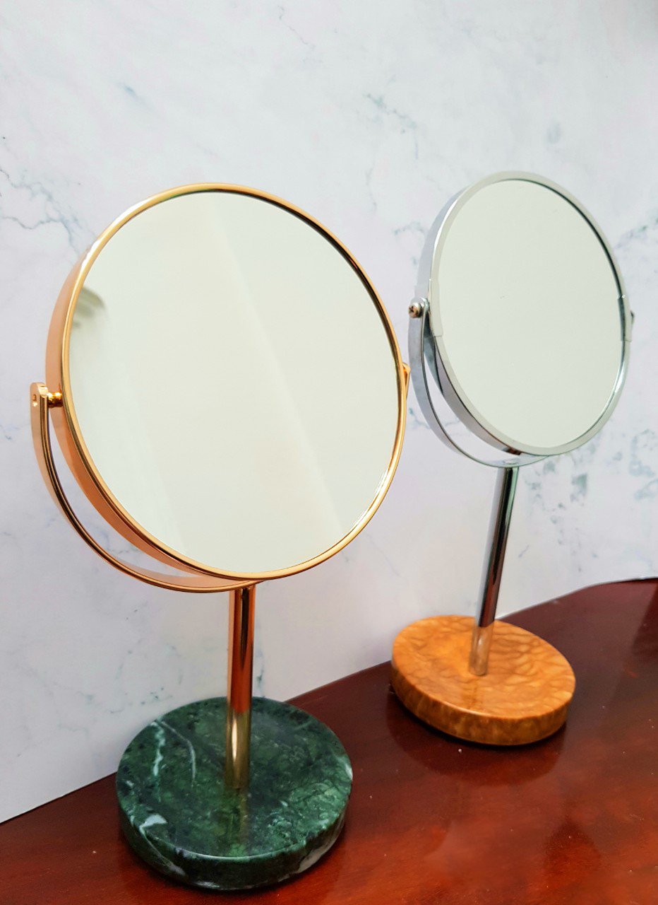 TABLE MIRROR WITH MARBLE BASE VIETNAM STONE IMPORT EXPORT JOINT STOCK