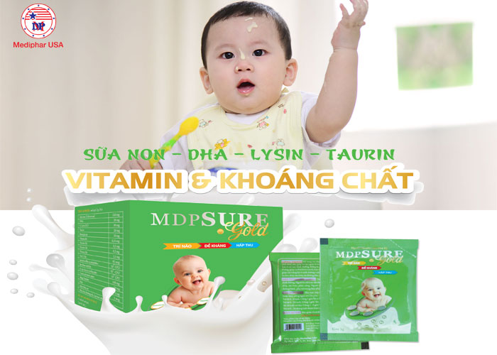 MDPSUREGOLD cho bé gầy yếu, biếng ăn