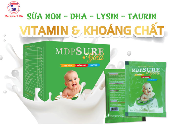 MDPSUREGOLD cho bé gầy yếu, biếng ăn