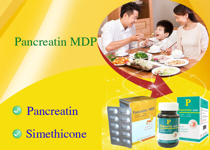 PANCRETIN - MDP chống đầy hơi, ăn không tiêu
