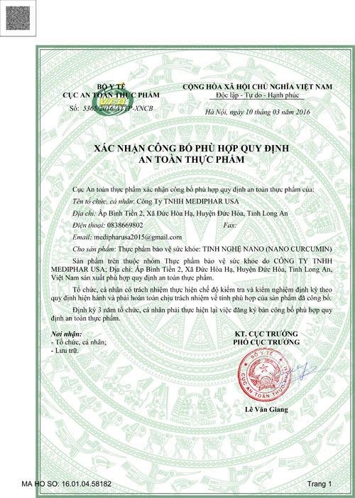 Tinh nghá» Nano - Giảm viêm Äau dạ dà y, tá trà ng