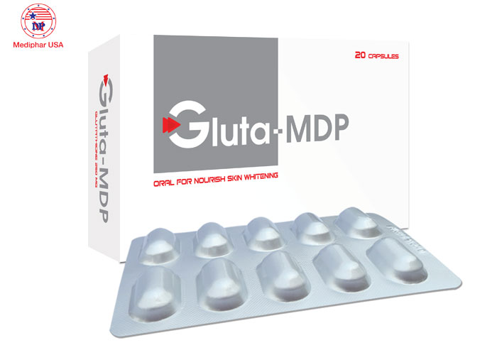 Viên uống Gluta MDP chống lão hóa, sạch nám