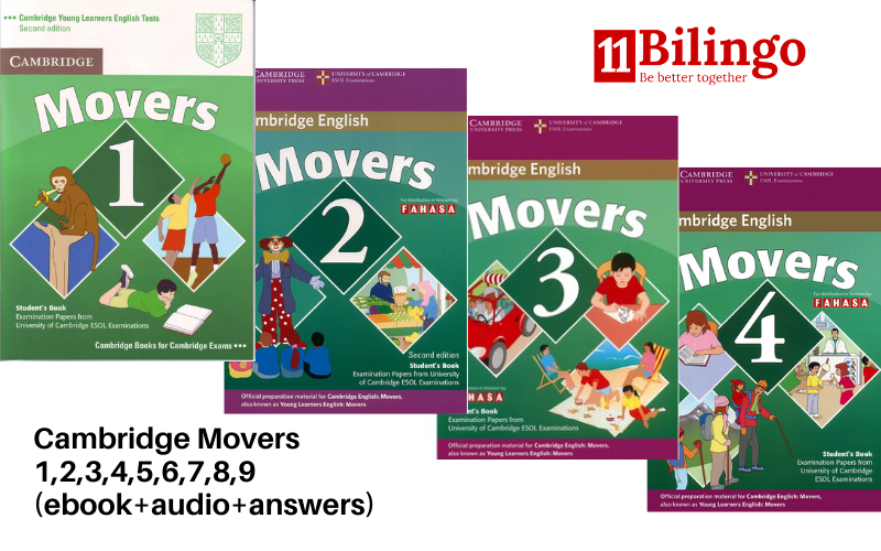 Cambridge Movers 1,2,3,4,5,6,7,8,9 (ebook+audio+answers)