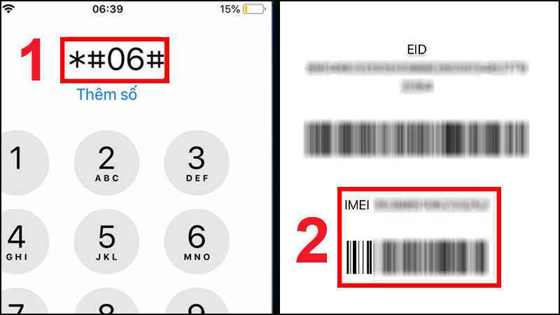 Kiểm tra imei