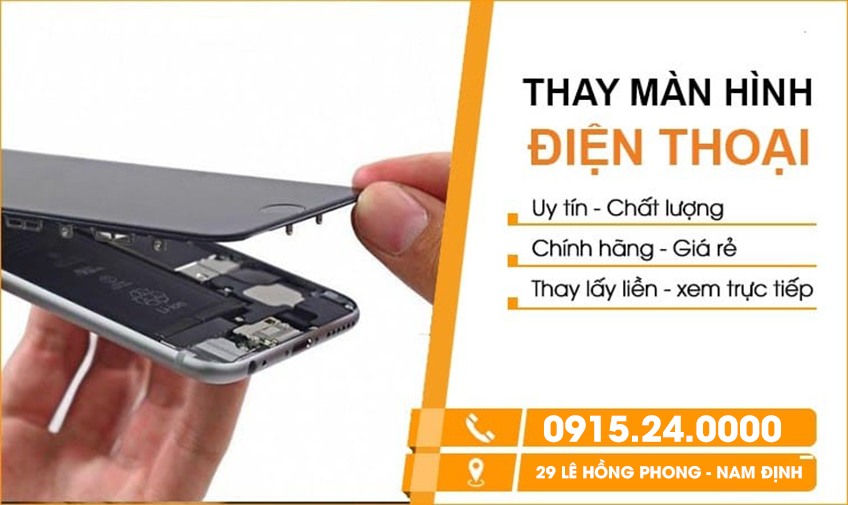 dịch vụ thay màn hình điện thoại uy tín