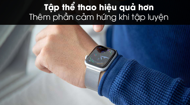 Apple Watch S5 LTE 44mm viền thép dây thép - Chính hãng VN/A