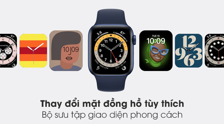 Apple Watch S6 LTE 40mm viền nhôm dây cao su - Chính hãng VN/A