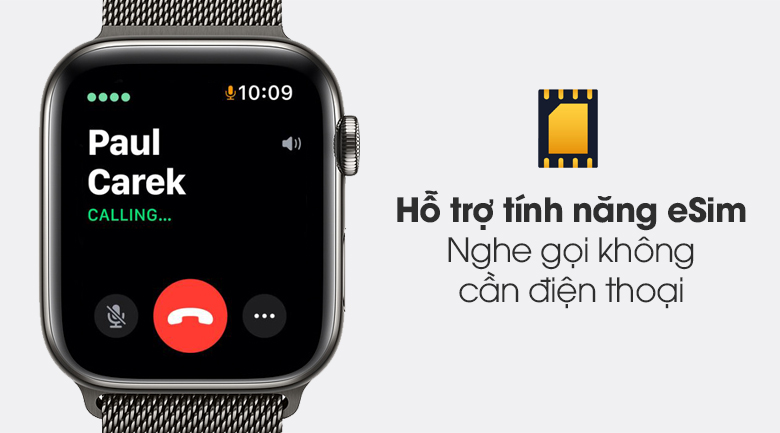 Apple Watch S6 LTE 44mm viền thép dây thép