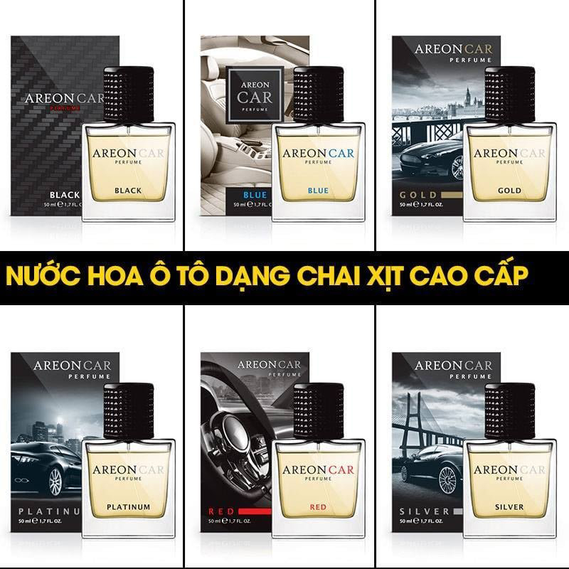 Nước hoa ô tô Areon Chai Xịt