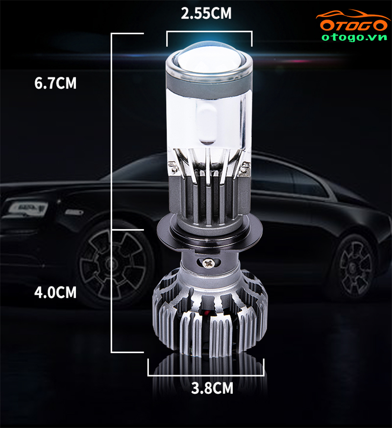 Đ 232 N Led Bi Cầu Mini Ch 226 N H7 55w Si 234 U S 225 Ng Iphcar