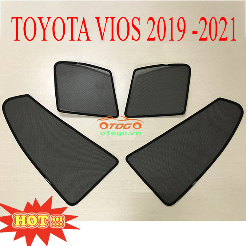 Bộ Rèm Che Nắng Kính Ô Tô Theo Xe - Vios 2019-2021 Loại 1