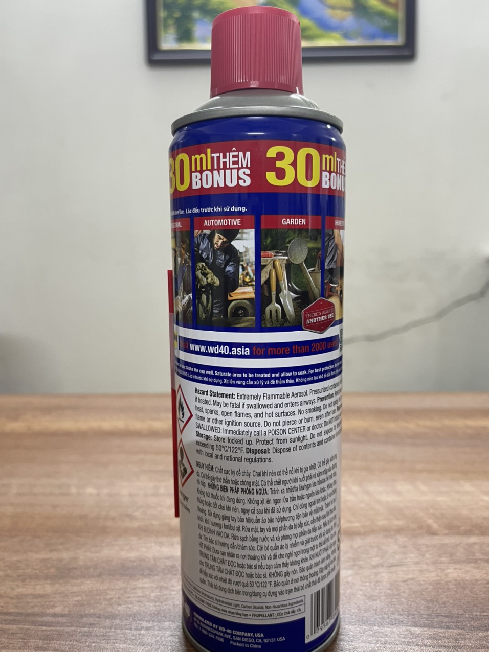 Dầu bôi trơn chống gỉ WD40