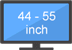 44 - 55 inch