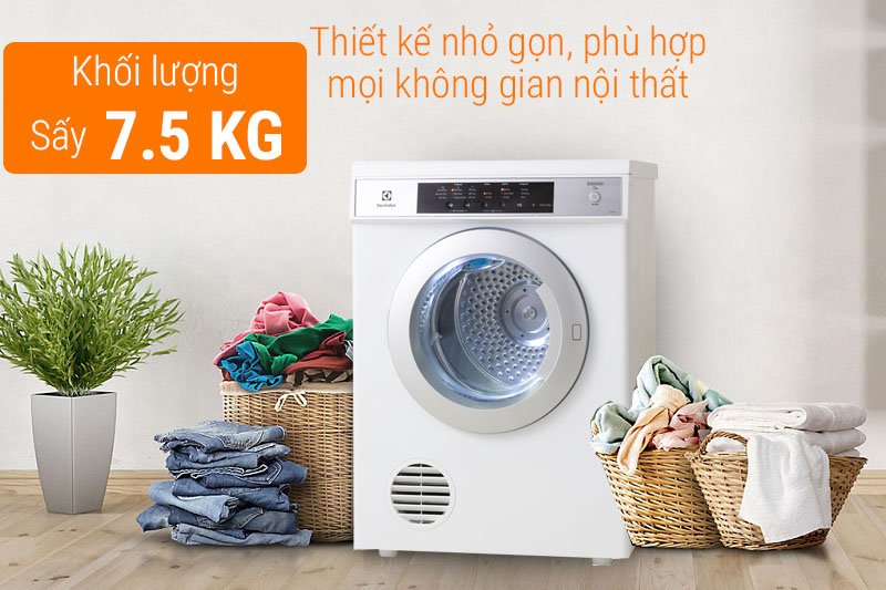 Máy sấy Electrolux 7.5 kg EDS7552