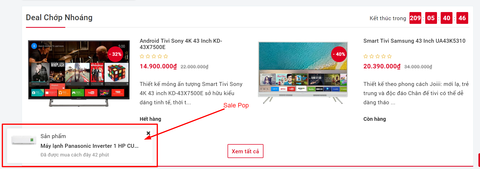 Sale Pop
