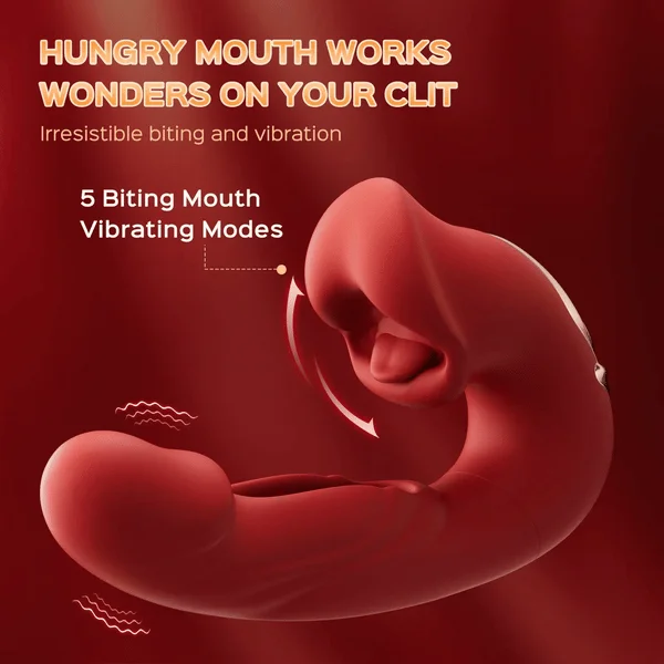 Đồ chơi người lớn rung bú liếm 3in1 