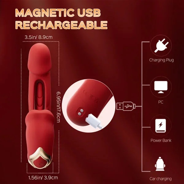 Đồ chơi người lớn rung bú liếm 3in1 