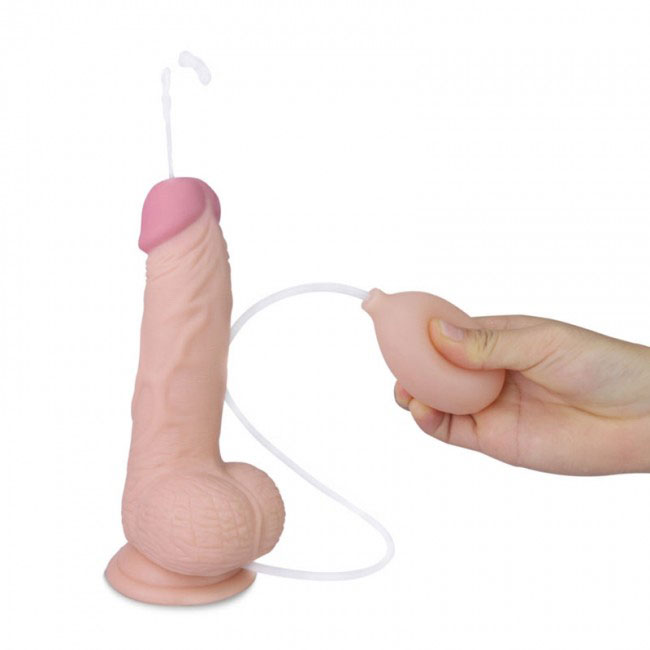 Dương vật giả bắn tinh mềm mịn lovetoy 