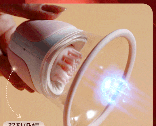 Máy mát xa ngực vú có lưỡi xoay liếm hút 3 in 1 
