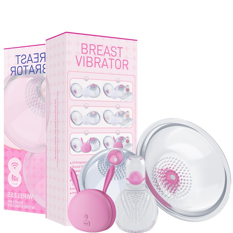 Máy Rung Âm Đạo 2 in 1 Ngực Vú Vùng Kín đk Từ Xa