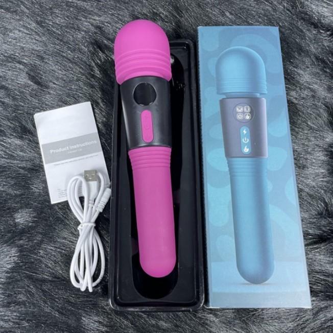 Sextoy Máy Rung Nữ 2 Đầu Ấm Nóng
