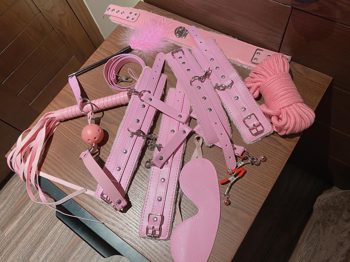 Combo BDSM 10 Món Màu Hồng - BD35