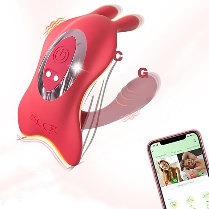 Máy Rung Điểm G đeo cho nữ xài APP đk