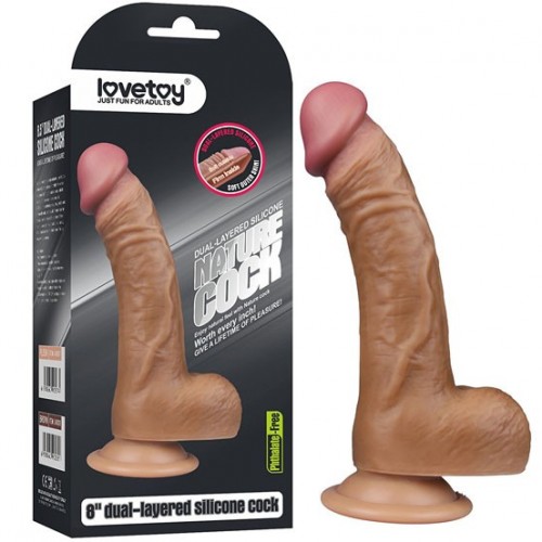 Bộ phận sinh dục nam giả natural cock lovetoy 8 inch - DV160