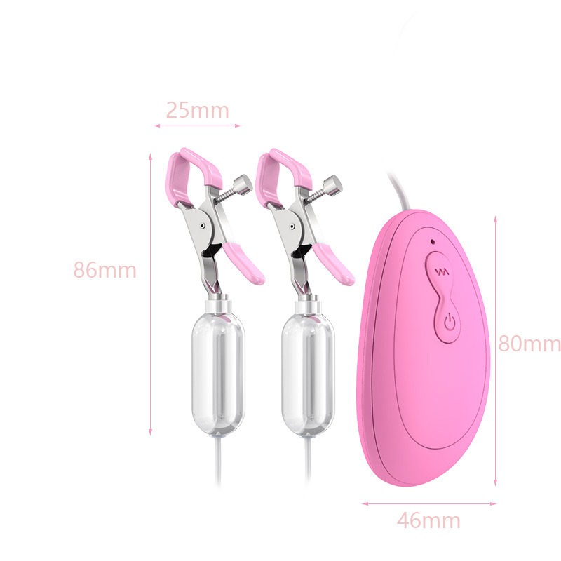 Trứng rung nhũ hoa kẹp ti kèm 12 chê độ-TR13