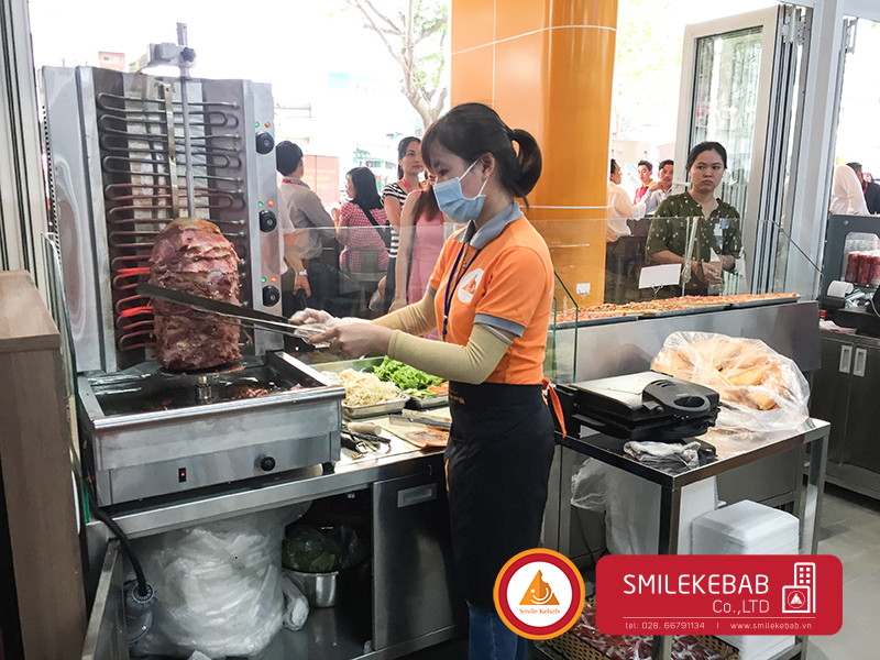 Hệ thống điểm bán Smile Kebab trong hệ thống siêu Thị Auchan